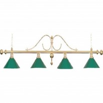 Catalogue de produits - Lampe de billard classic avec 4 abat-jours verts